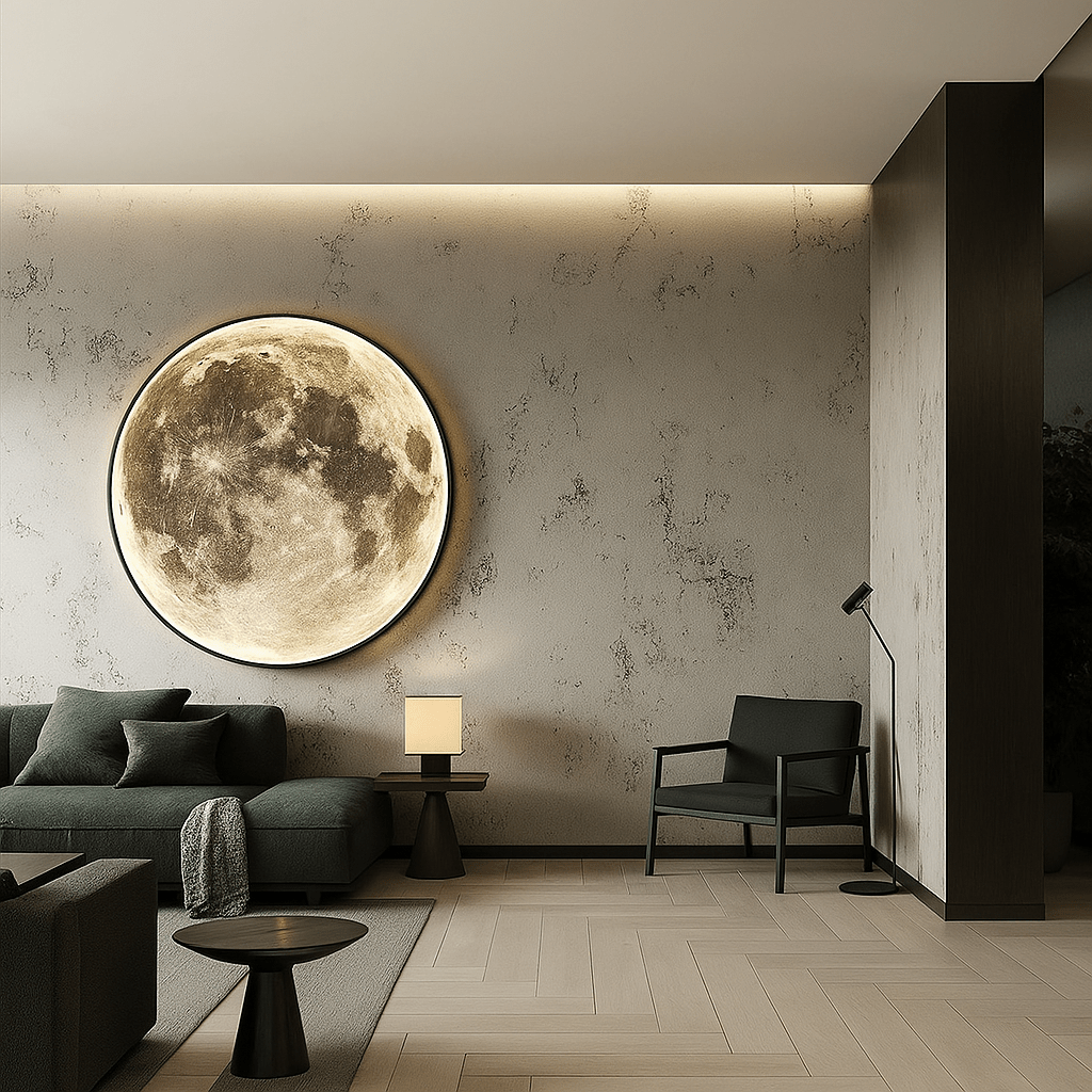 Applique Murale Moderne Lune NemiLum