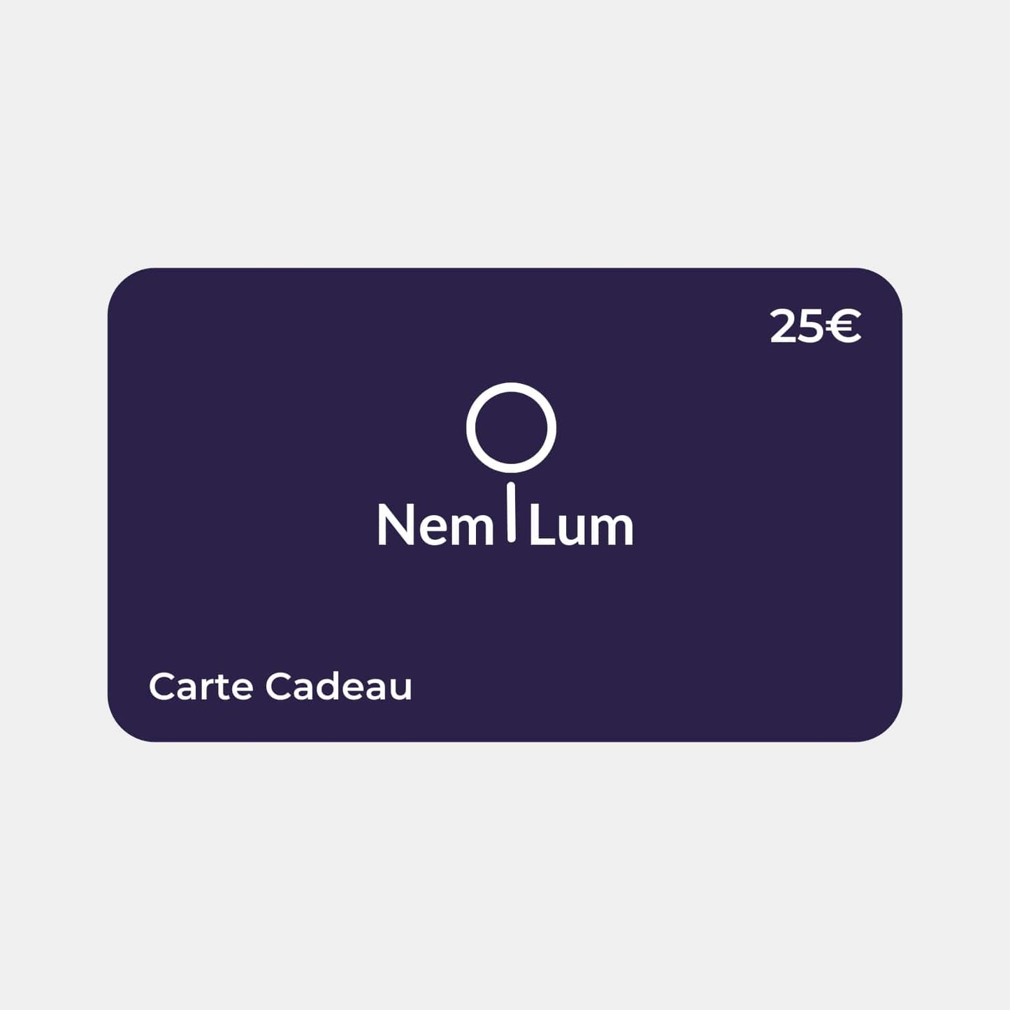 Carte cadeaux NemiLum 25€ NemiLum