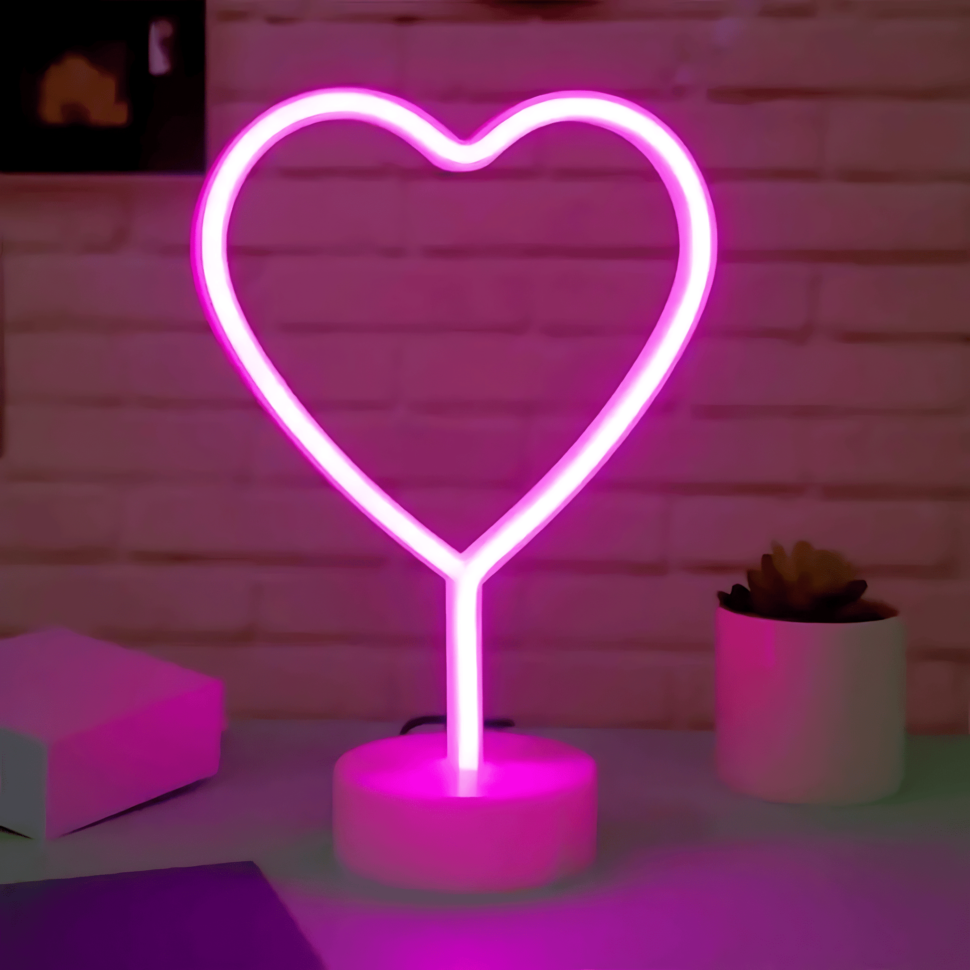 Lampe Néon en Forme de Coeur NemiLum
