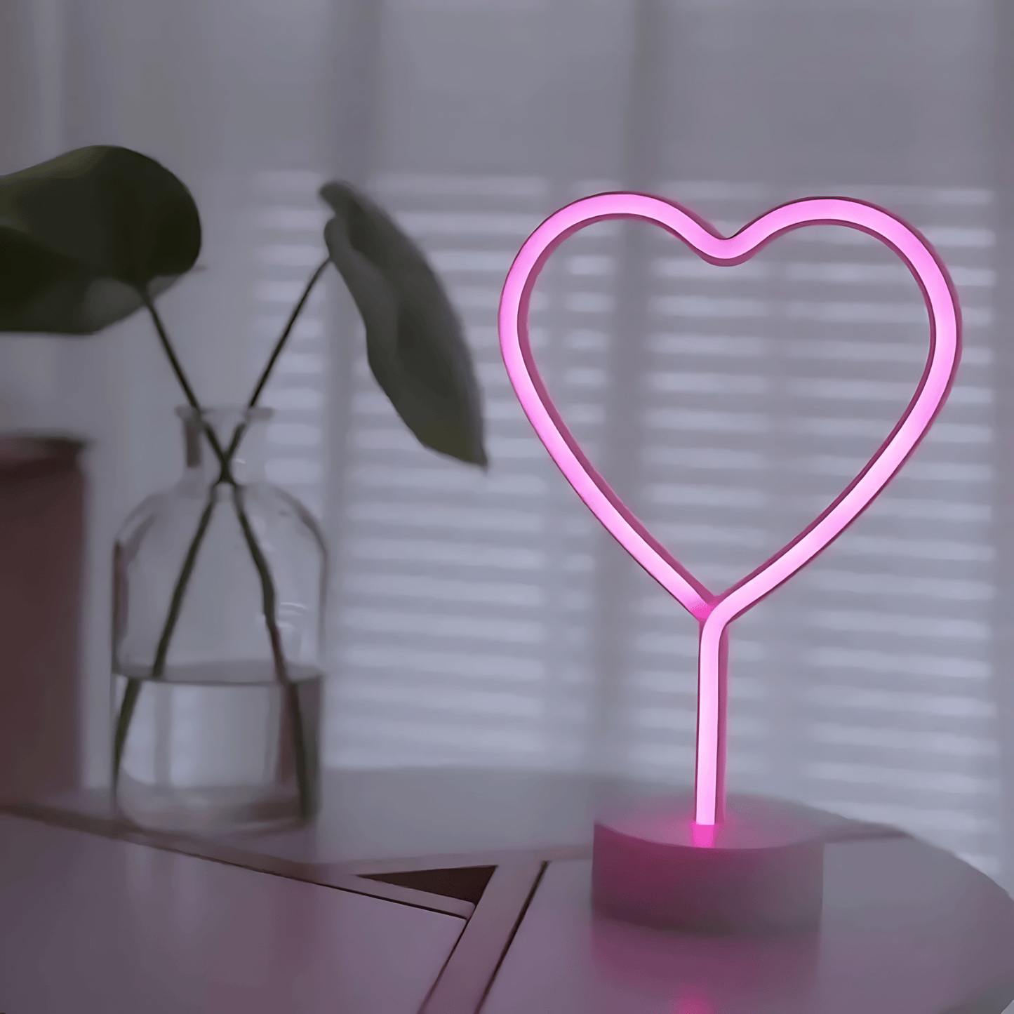 Lampe Néon en Forme de Coeur NemiLum