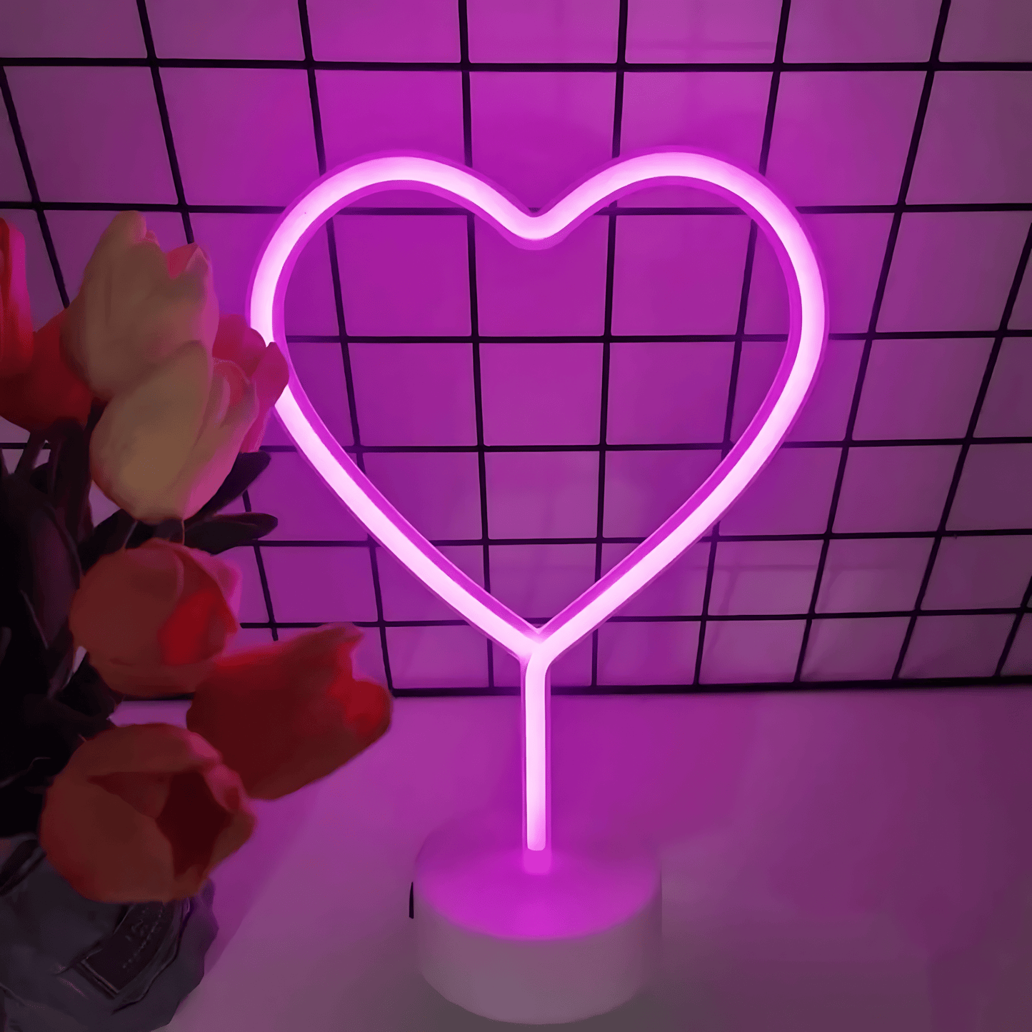 Lampe Néon en Forme de Coeur NemiLum