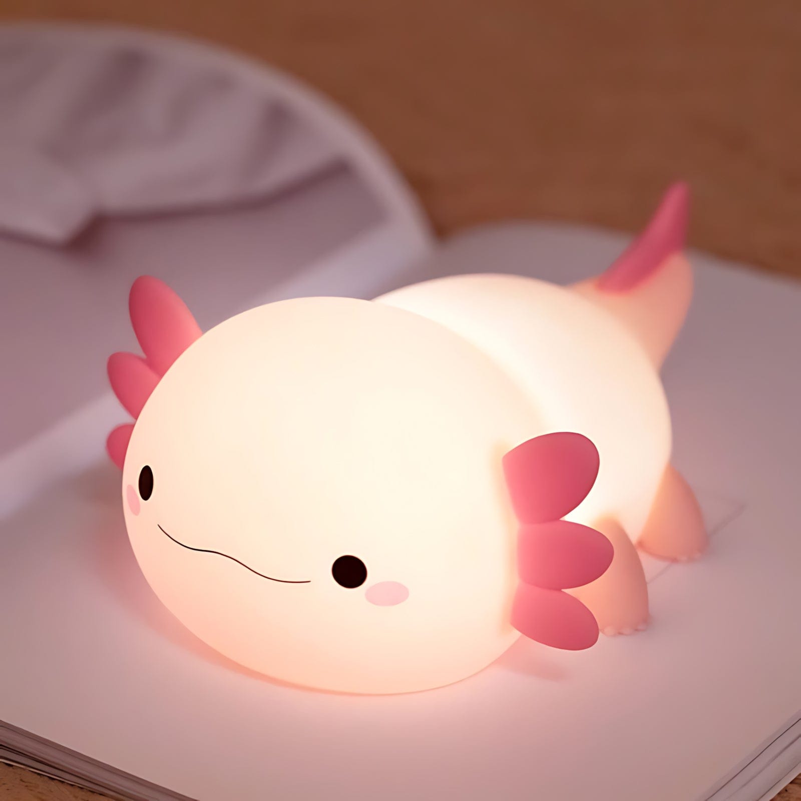 Veilleuse Axolotl LED Silicone NemiLum