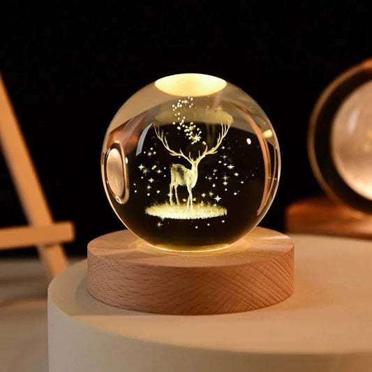 Veilleuse Cerf Lampe Boule NemiLum