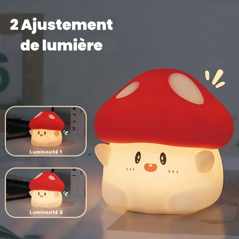 Veilleuse Champignon LED Silicone NemiLum