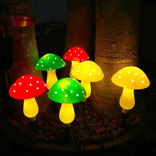 Veilleuse Champignon Solaire 6 pièces NemiLum