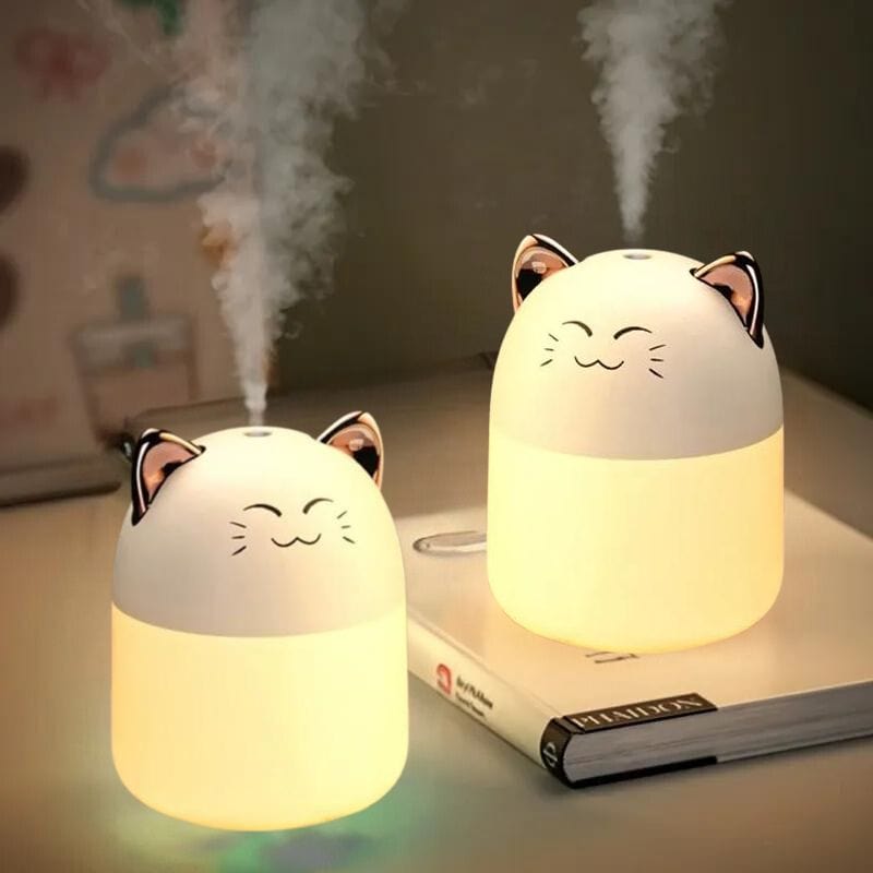 Veilleuse Chat Humidificateur NemiLum