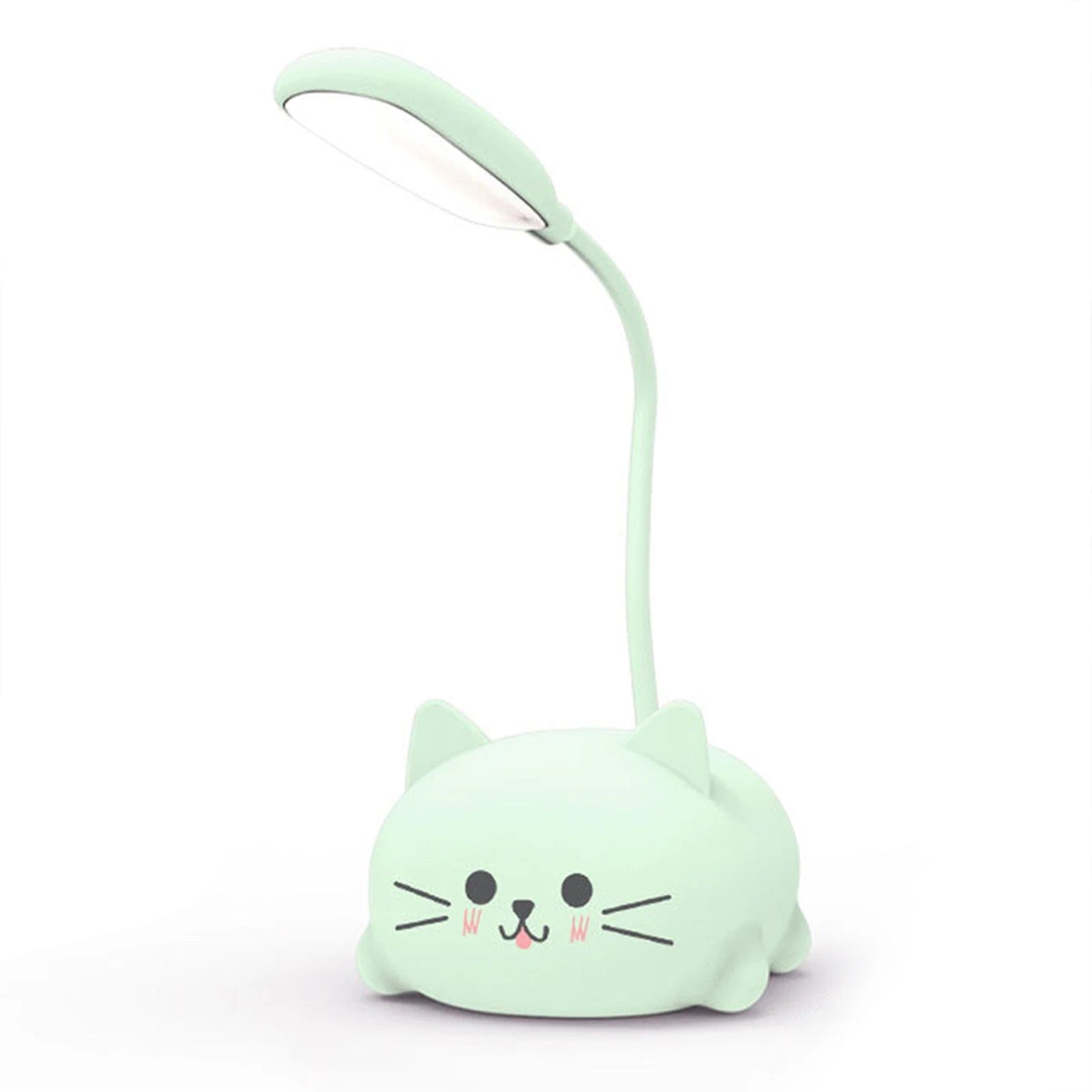 Veilleuse Chat Lampe Led Vert NemiLum