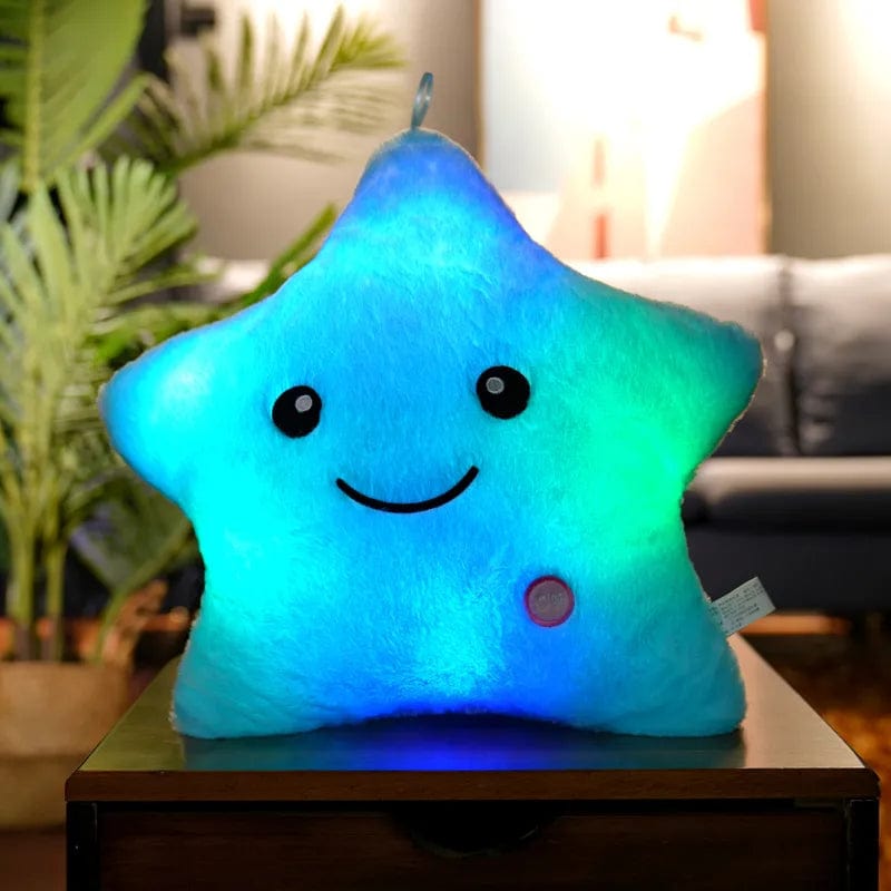 Veilleuse Étoile Peluche Bleu NemiLum