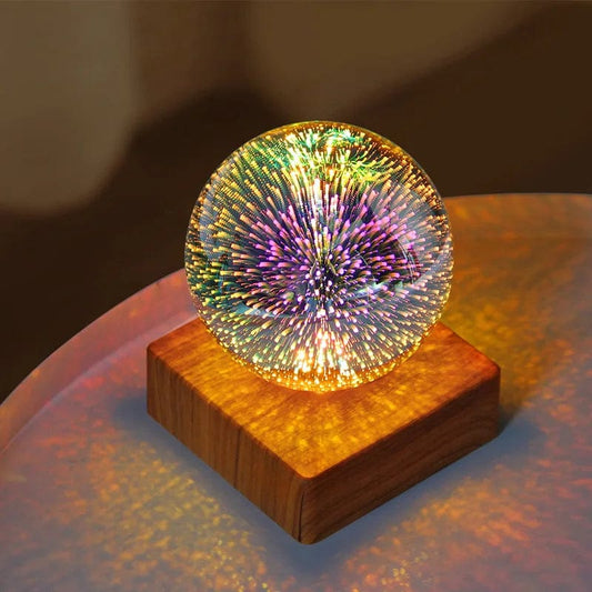 Veilleuse Feu D'Artifice Lampe Boule NemiLum