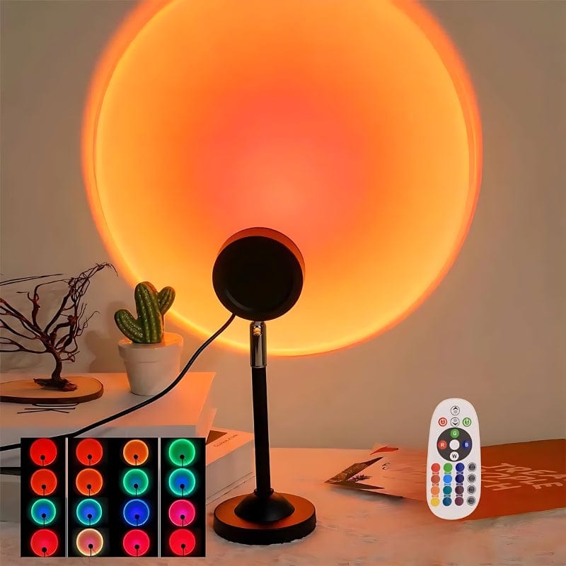 Veilleuse Lampe Projection Coucher De Soleil NemiLum