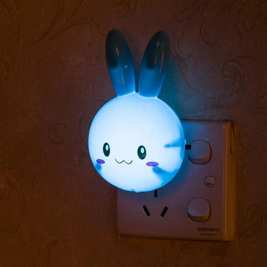 Veilleuse Lapin Prise Led Bleu NemiLum