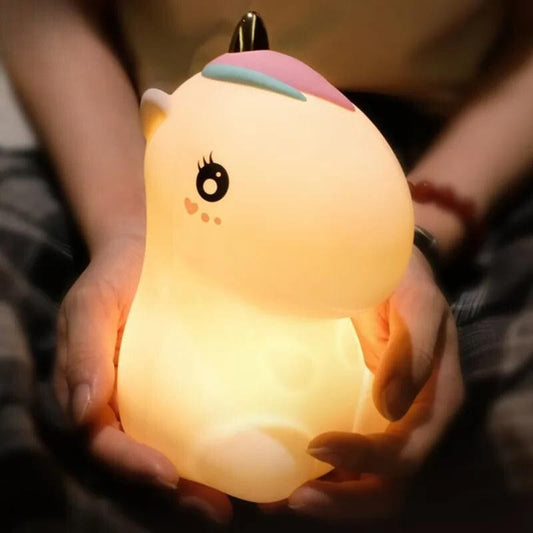 Veilleuse Licorne Led En Silicone NemiLum