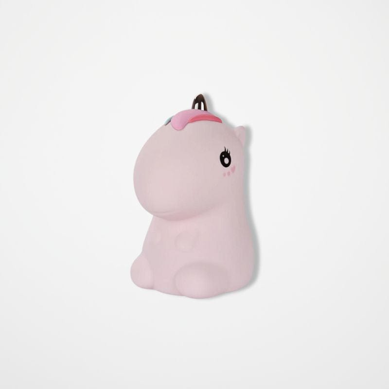 Veilleuse Licorne Led En Silicone Rose NemiLum