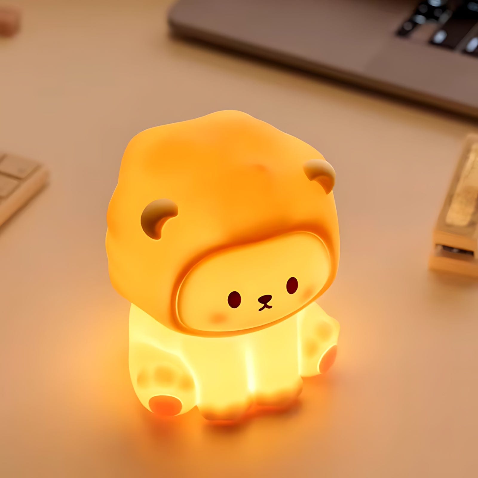 Veilleuse Lion Silicone LED NemiLum