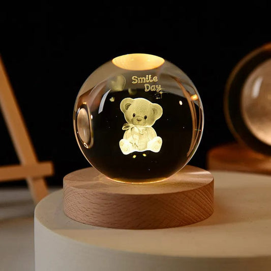 Veilleuse Ours Lampe Boule NemiLum