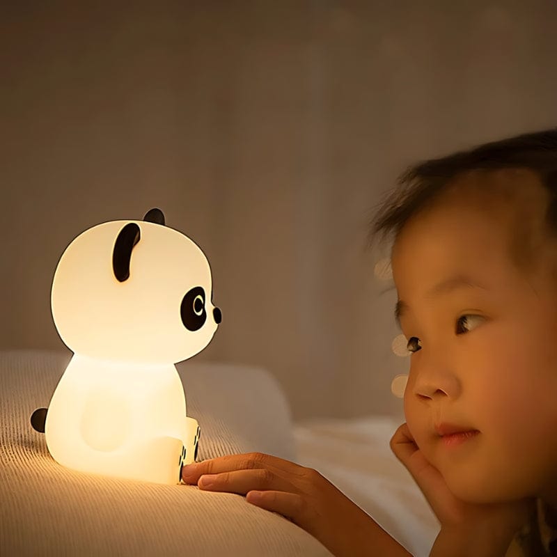 Veilleuse Panda Assis Silicone Led NemiLum