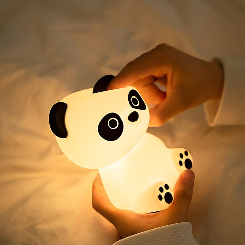 Veilleuse Panda Assis Silicone Led NemiLum