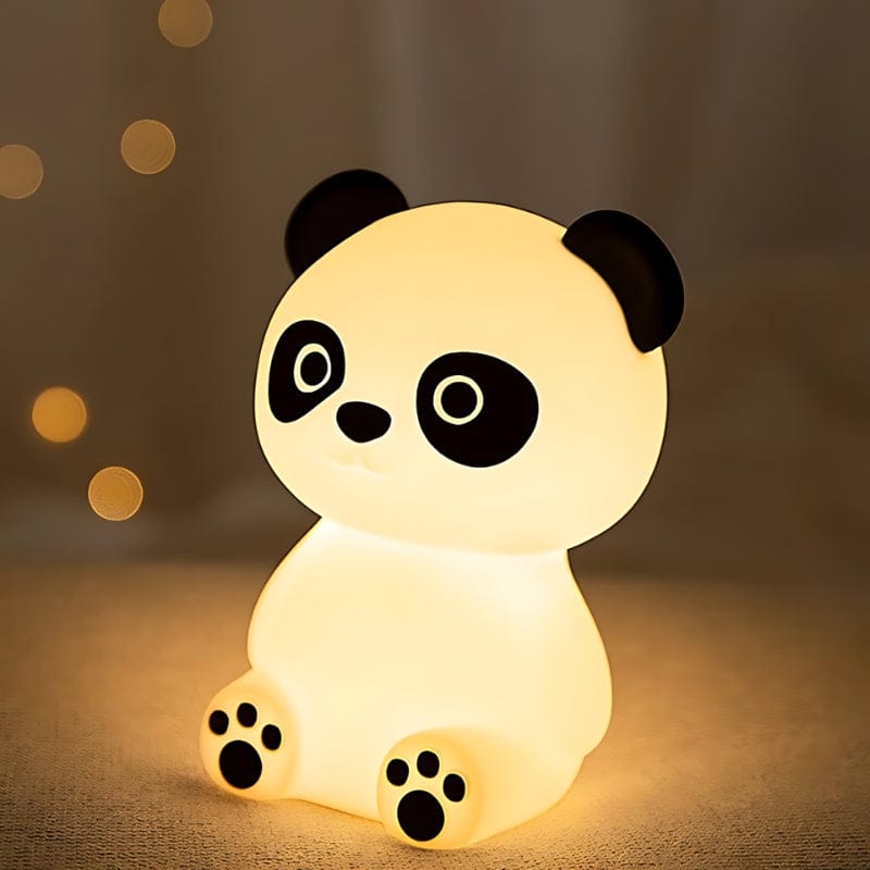 Veilleuse Panda Assis Silicone Led NemiLum