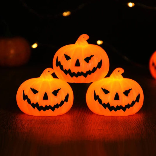 Veilleuse petite citrouille halloween 3pcs NemiLum