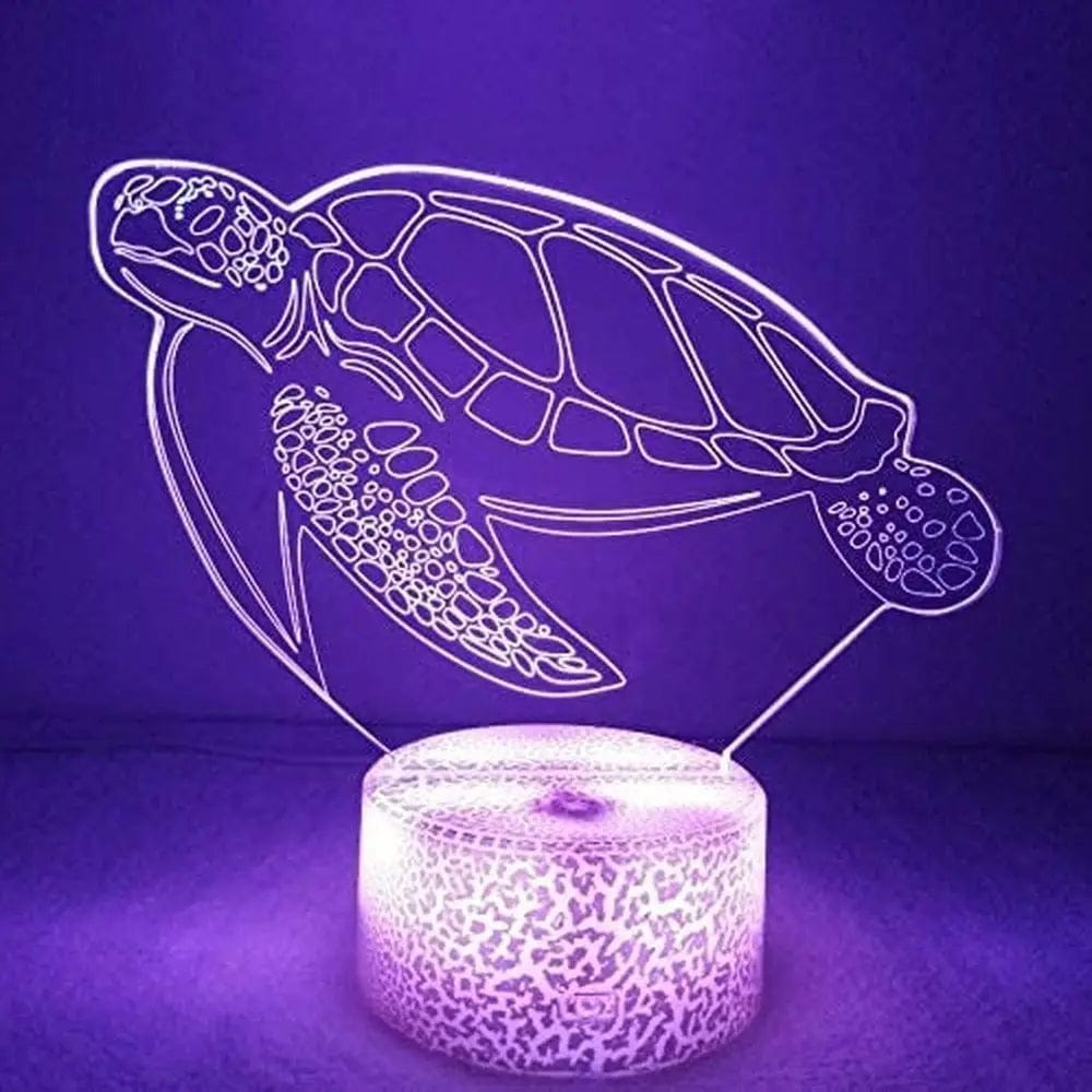 Veilleuse Tortue Lampe 3D NemiLum